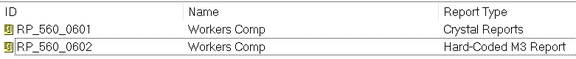 Workers Comp report options for sorting and totaling