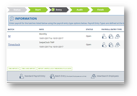 Import accruals — entry point