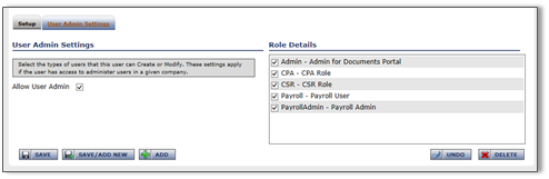 Documents Portal access rights