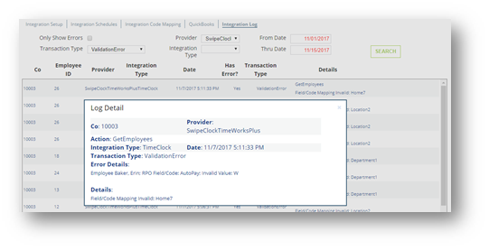 Integration log — example 3