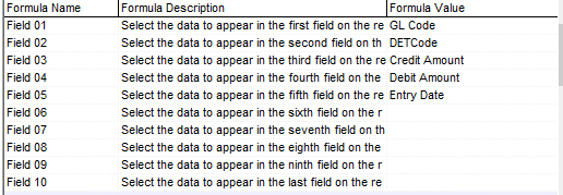 Additional Formulas groups