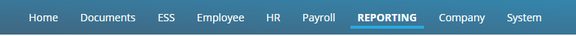 Selecting the Reporting module
