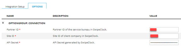 Site Code in SwipeClock