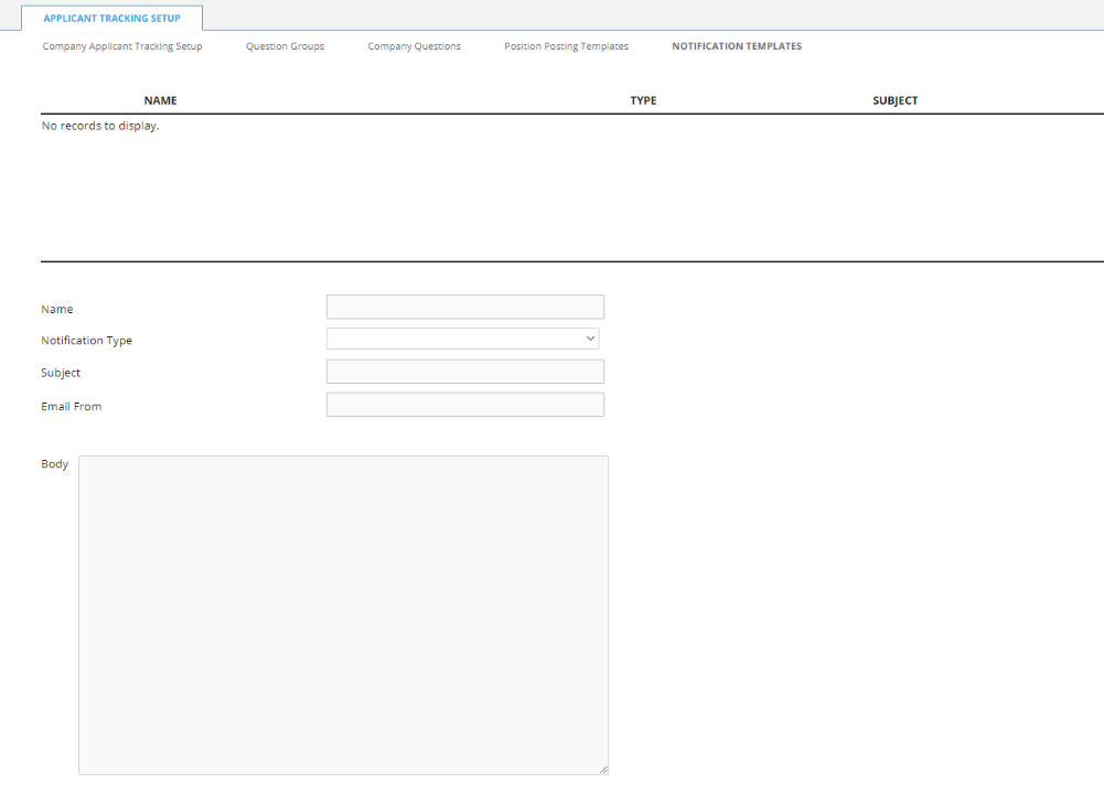 Fig. 34 — Notification Templates page